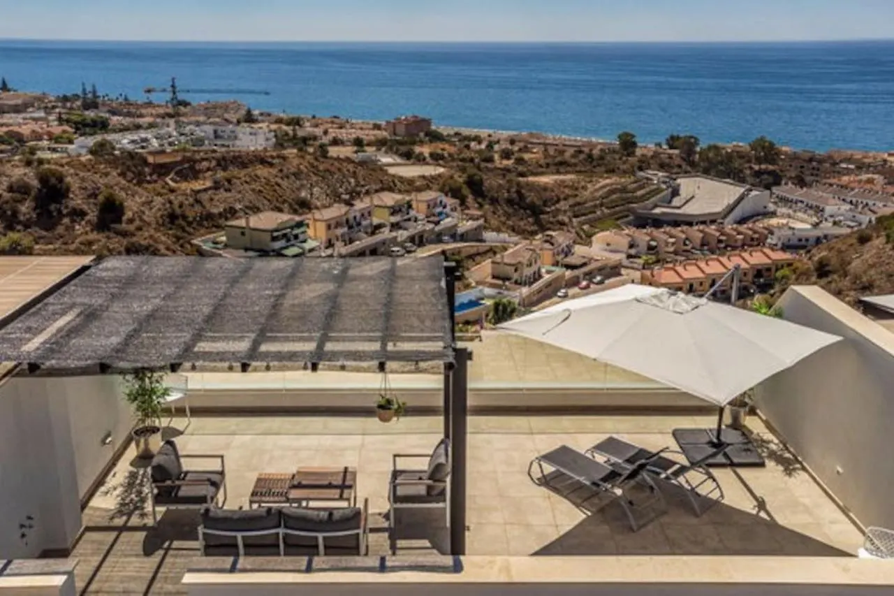 Heerlijk Penthouse, Dakterras Met Prachtig Zeezicht, Kingsize Bed, Zwembad, 700M Van Strand Torre de Benagalbon Apartment