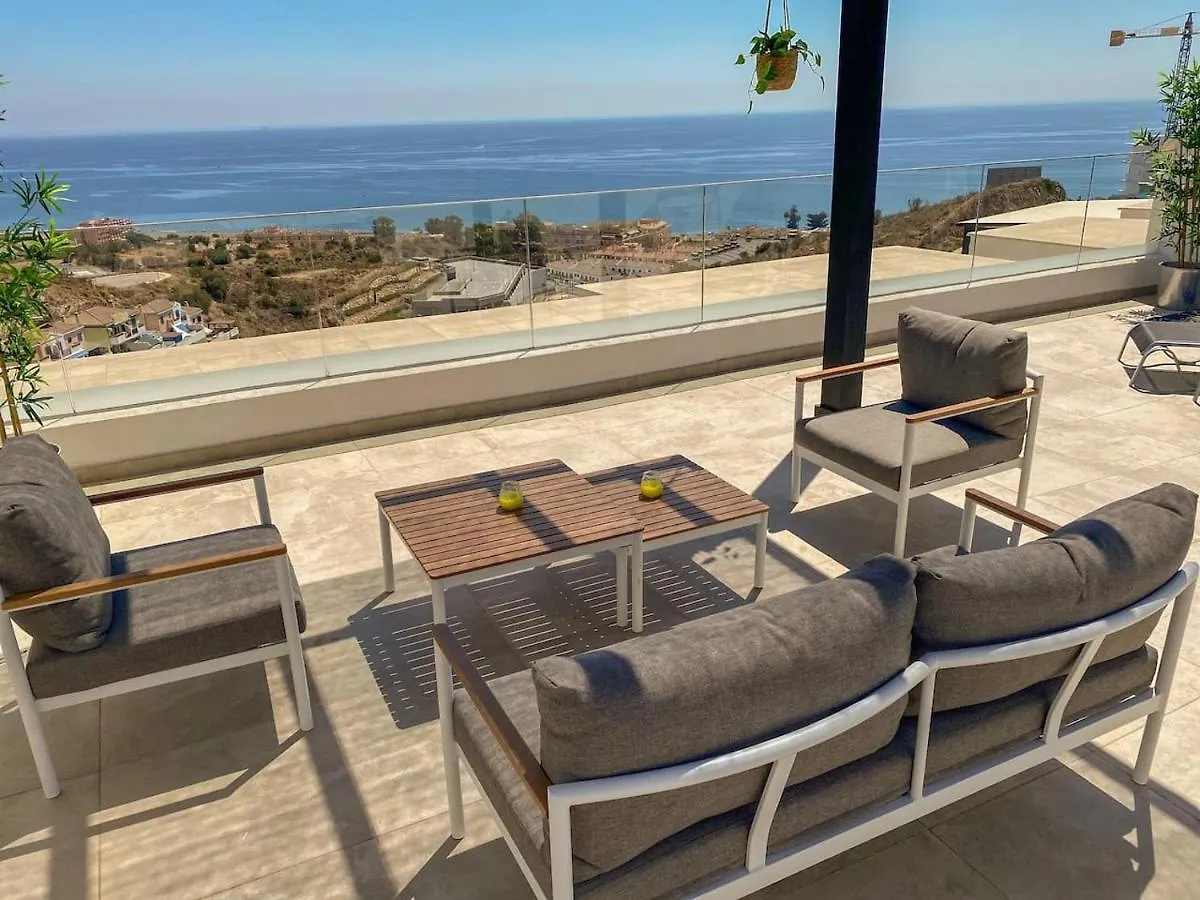 Heerlijk Penthouse, Dakterras Met Prachtig Zeezicht, Kingsize Bed, Zwembad, 700M Van Strand Torre de Benagalbon